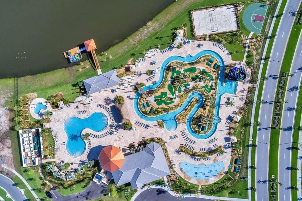 C - New 4 Bedroom Home - 5 Miles To Disney - Free Water Park - Private Pool Kissimmee Kültér fotó